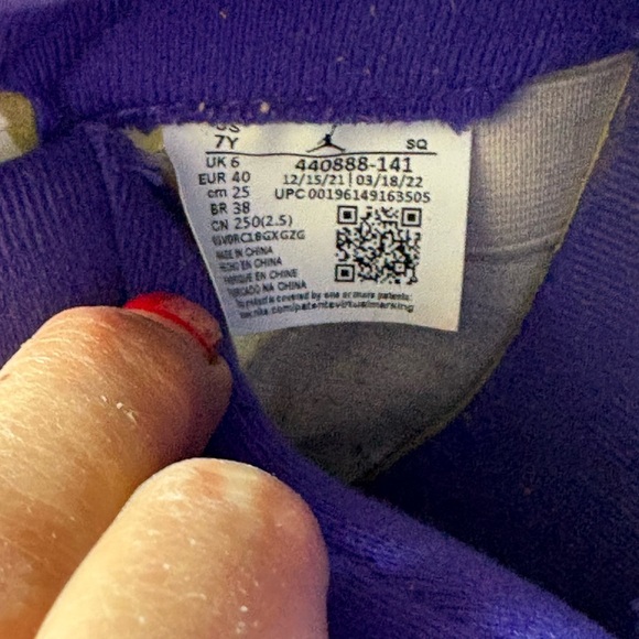 Air Jordan 5 Retro Concord white high top size 7 Y - Picture 6 of 13